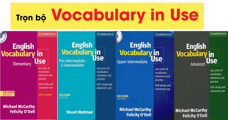 Trọn bộ 4 quyển Cambridge Vocabulary in Use